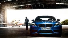 BMW cars hangar