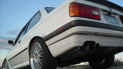 BMW low-angle shot BMW E30 325iX