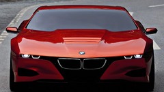 BMW sports cars concept art concept cars futuristic orange cars 