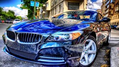 BMW tonemapping hdr Car blue cars bmw z4 vehicle