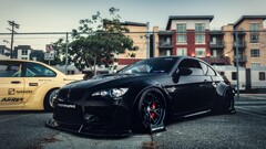 BMW vehicle black cars BMW E92 BMW 3 Series Car tuning