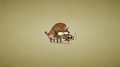 Boar artwork Simple Background