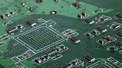 Board close-up Computers PCB motherboards circuits computer 