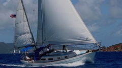 Boat sails iate yacht