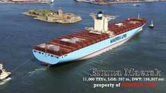 Boats sailing emma maersk