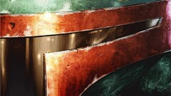 boba fett helmet bounty hunter artwork science fiction star wars