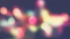 bokeh gradient colorful shapes lights digital art blurred