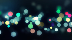 Bokeh lights multicolor