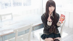 Boku wa tomodachi ga sukunai cosplay Mikazuki Yozora Rinami