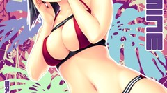 Boobs bikini text ecchi