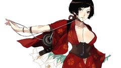 Boobs dress kimono Japanese