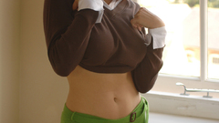 Boobs Green woman Polish