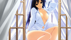 Boobs long hair open