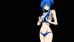 Boobs panties blue eyes