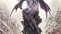 Boobs wings long hair