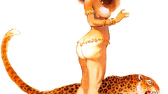 Boobs woman Animals ass