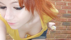 Boobs woman cosplay redheads