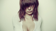 Boobs woman red white