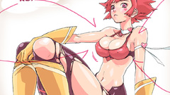 Boobs woman stockings redheads