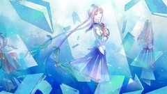 Books anime girls artwork Bungaku Shoujo