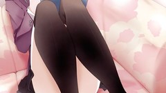 Books Anime Manga brown eyes school uniforms seifuku thigh 