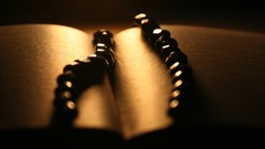 Books Beads monochrome bokeh depth of field