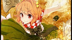 Books brunettes short hair touhou Motoori Kosuzu