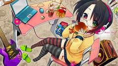 Books chairs food headphones PC glasses Computers Tables 