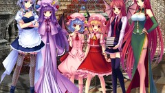 Books chairs Shoes wings dress tie hats Vampires red eyes 