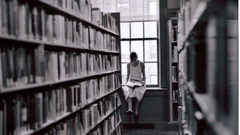 Books Library monochrome