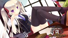 Books white hair sitting anime girls school uniforms miyasu 