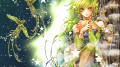 Boots Birds green hair