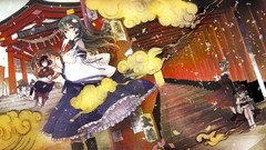 Boots blondes clouds touhou