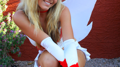 Boots blondes woman cosplay