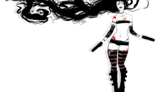 Boots blood long hair