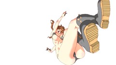 Boots boobs Falling Down