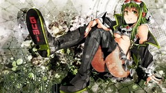 Boots panties vocaloid skirts