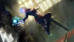 Boots touhou blue eyes