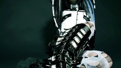 Boots woman gothic dress