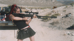 Boots woman Rifles Guns