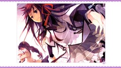 Border Anime Ribbons anime girls crying braids mahou shoujo 