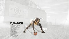 Boston basketball player baskets boston celtics kevin garnett