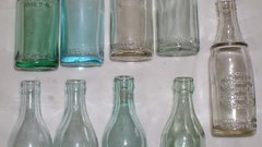 Bottles coca-cola empty