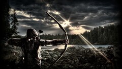 bow Assassin's Creed III video games Archer video game art sky