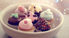Bowls cupcakes
