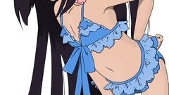 Bows black hair kodomo no jikan bikini hair ornaments Kagami 