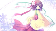 Bows Scrolls purple eyes