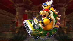 Bowser mario kart Blue