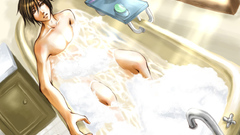 Boy bathing yaoi bathtubs