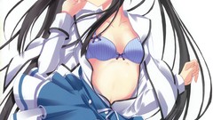 Bra school uniforms twintails